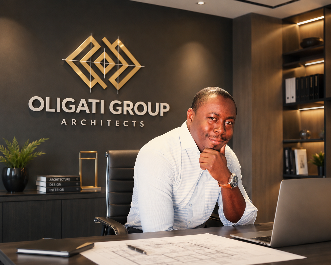Oligati Group leadership in the firm's office